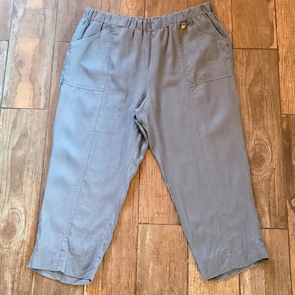 Ellen Tracy 100% Linen‎ Lounge Pants